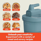 bella 3.5 Qt Hand & Stand Mixer, 2 in 1 Electric Mixer with Bowl, Surf - Image 6