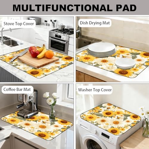 Stove Top Cover,28.5"L x 20.41"W,Heat Resistant Cooktop Protector Mat - Image 7