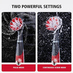 Rubbermaid Reveal Power Scrubber 18-Piece Kit, Cordless Electric Battery Powered Scrub Brush, Water Resistant, for Home/Kitchen/Bathroom/Grout/Tile/Shower/Tub - Image 6