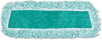 Rubbermaid Commercial Products Light Commercial Microfiber Dust Pad with Fringe, 18 inch, Green, For Janitorial/Professional Cleaners for Light-Duty Cleaning/Dusting/Sweeping by RubbermaidCommercialProducts