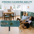 Replacement Mop Pads Fit for Rubbermaid Commercial 18" and 17" Mop - 10 Pack Wet & Dry Commercial Cleaning Reusable Refills Fit for Any Microfiber Flat System 18" and 17" - Green - Image 6