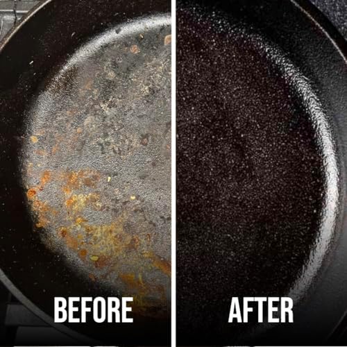 Knapp Made CM Scrubber 4" x 4" Small Ring Chainmail Cast Iron Scrubber, Premium Stainless Steel Mesh Cleaner for Pre-Seasoned Pans, Dutch Ovens, Grills and Skillets - Image 3