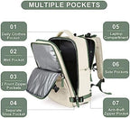 coofay Large Travel Backpack For Women Men Airline Approved Carry On Backpack Flight Approved Waterproof Sports Luggage Backpack Casual Daypack Hiking Backpack - Image 4