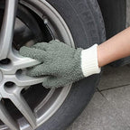 MIG4U Microfiber Gloves - Dusting Gloves for House Cleaning - Washable Blind Cleaner Duster Tool (Gray,S/M) - Image 5