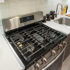 Stove Cover, Stove Guard, Stainless Steel Stove Gap Covers, Heat Resistant & Easy to Clean Stove Counter Gap Cover, Kitchen Stove Counter Gap Cover Eliminates Gap Between Counter & Appliances (2 pcs) - Image 2