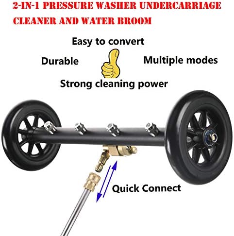 Tool Daily Dual-Function Undercarriage Cleaner 16 Inch, 3 Extension Wand - Image 3