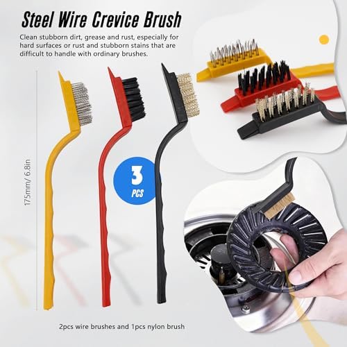 15Pcs Crevice Cleaning Brush Groove Gap Hard Bristle Cleaning Tool Small Clean Brush for Cleaning Sink Toilet Kitchen Door Window Track Cup Teapot - Image 7