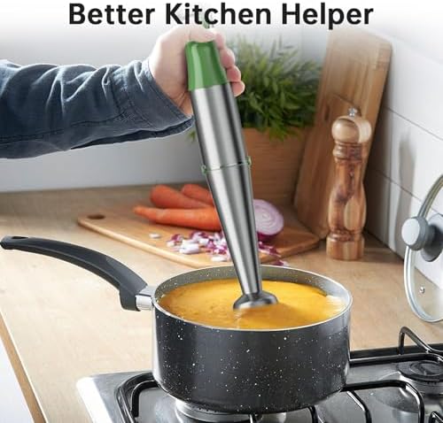 Turelar Immersion Blender Handheld 5 in 1 Hand Blender Set 1100W Heavy Duty - Image 4