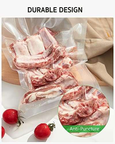 Syntus 100 Pcs Vacuum Sealer Bags for Food, Quart Size 8x12, BPA Free - Image 5