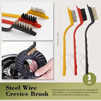 15Pcs Crevice Cleaning Brush Set Hard Bristle Scrub Brushes Tools Groove Gap Cleaning Brush for Housekeeping Bathroom Corners Window Track Kitchen Toilet Cup Faucet - Image 7
