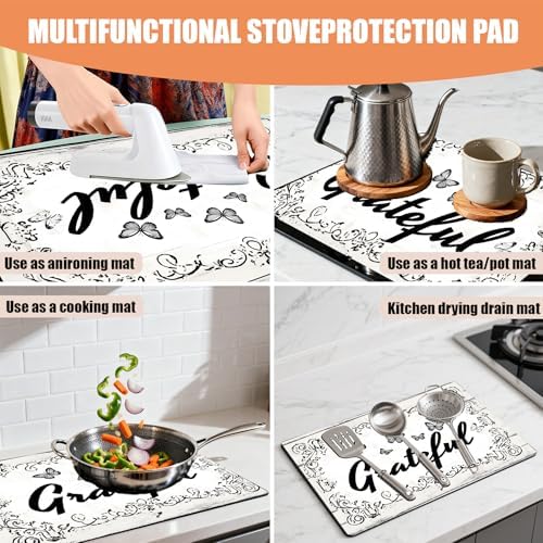 28"x20" Anti-Slip Electric Stove Top Cover - Image 3