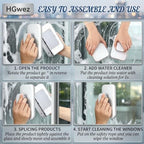 6-In-1 Magnetic Window Cleaner, Double-Sided Glass Cleaning Tool - Image 6