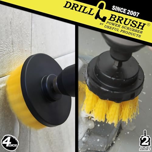Drill Brush - Drill Brush Kit - Drill Brushes for Cleaning - Shower Cleaner - Image 2