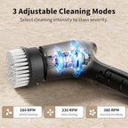 Electric Spin Scrubber, Cordless Handheld Cleaning Brush,Large Battery - Image 5