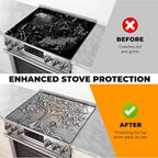 Heat-resistant Stove Top Cover - 28.5" X 20.5" Cooktop Protector Covers, Scratch-resistant Washable Pad Kitchen Countertop Mat (Big tree, 28.5" x 20.5") - Image 5