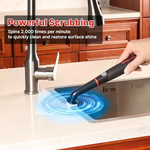 Shop-Vac Electric Spin Scrubber with 2000RPM Motor, Cordless, 90Min Runtime - Image 5