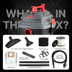 Shop-Vac 5430096 4 Gallon 4 Peak HP Wet/Dry Vacuum with Blower Function - Image 4