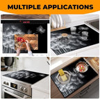 Heat-resistant Stove Top Cover - 28.5" X 20.5" Cooktop Protector Covers, Scratch-resistant Washable Pad Kitchen Countertop Mat (Cat, 30" x 21") - Image 7