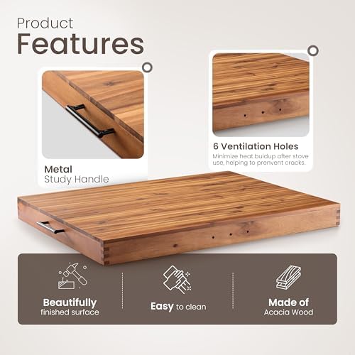 TIDITA Stove Top Covers for Electric Stove, Noodle Board, 30”x22” (Outer) - Image 4