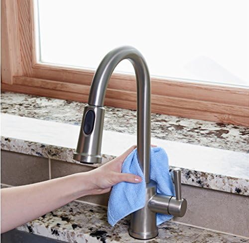 Unger 16” x 16” Microfiber Ultra-Absorbent Cloths, 6 Pack, Trap and Hold Dust and Dirt, All-Purpose Scrubbing Cloths, Household Cleaning Tools, Dusting Supplies - Image 3