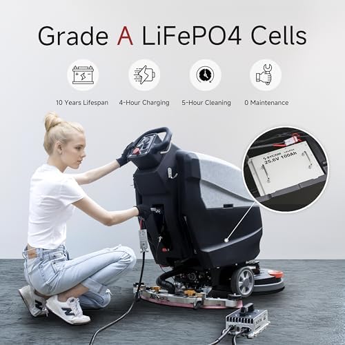 AF2013 20-Inch Walk-Behind Commercial Floor Scrubber - Image 2