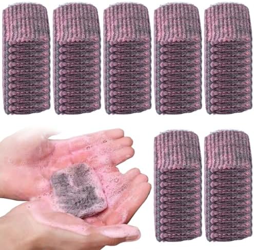 Steel Wool Soap Pads 70Pcs 2x2 Inch Scratch-Resistant Scouring Pads for Cleaning Pots Pans Ovens Dishes, Steel Wool by Unknown