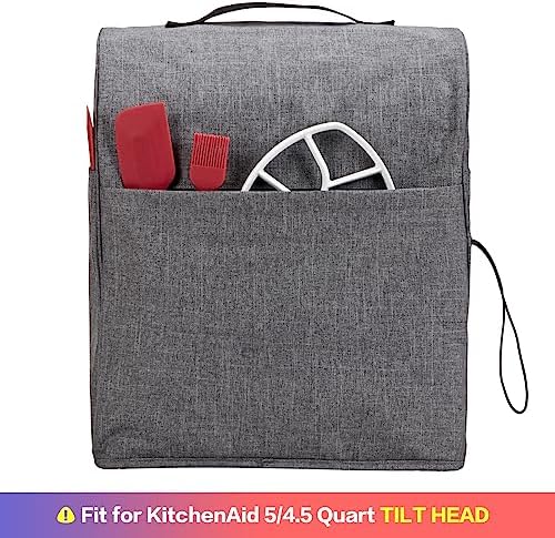 HOMEST Stand Mixer Dust Cover for KitchenAid 5/4.5 Quart Tilt Head - Image 4