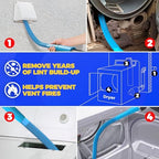Holikme 35FT Dryer Vent Cleaner Kit 58Pcs - Lint Remover Brush Vacuum Tools - Image 4