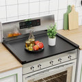 Noodle Board Stove Cover Wood(Ready to Use), Stove Top Covers for Electric Stove, Gas Stove, Wooden Decorative Rustic Kitchen Serving Tray, for Range Stovetop, Cooktop, 30'' * 22'', Black by Unknown