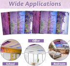 8 Pcs Fluorescent Light Covers with 80 Magnets Decorative for Classroom Ceiling Light 4 x 2 Feet Magnetic Light Covers Filter Easy Install for Office Hospitals & Home Drop Ceiling Supplies （Lavender） - Image 4