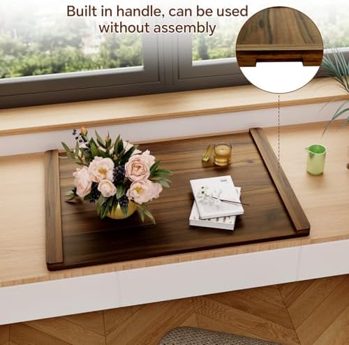 Noodle Board Stove Cover Wood (Ready to Use), Stove Top Covers for Electric Stove, Gas Stove, Wooden Decorative Rustic Kitchen Serving Tray, for Range Stovetop, Cooktop, 30'' * 22'', Brown - Image 5