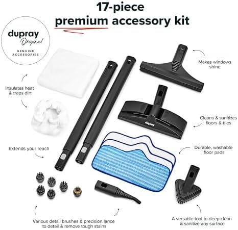 Dupray Neat Steam Cleaner for Home Essential Pack - Image 4