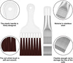 Boao 6 Pieces Air Conditioner Condenser Fin Comb and Fin Cleaning Brush - Image 4