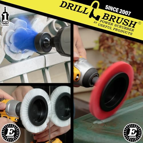 Car Detailing Drill Brushes - Crevice Cleaning Brushes for Household Use - Image 2