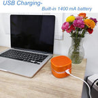 Mini Desk Vacuum Cleaner, Handheld Cordless，USB Charging,Orange. - Image 4