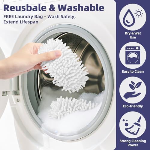 LOVECO Universal Steamer Cloth Covers for Steam Mop and Cleaner, 8 PCS - Image 6