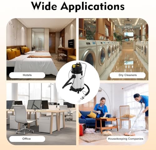 40L/11Gal Commercial Carpet Cleaning Machine, 1000W 110V Professional Commercial 3 in 1 Carpet Spraying Floor Brush Cleaner Extractor Vacuum Washing Machine Portable Carpet Cleaner Wet Dry - Image 6