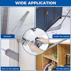 Retractable Gap Dust Cleaner Cleaning Tools with 2 Microfiber Dusting Cloths Long Handle 60inches Washable and Retractable Duster Brush for Cleaning Under Appliances Furniture Couch Fridge - Image 3