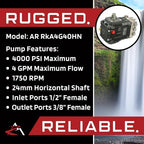 The ROP Shop OEM AR 4000 PSI Pressure Washer Pump - Image 6