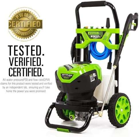 Greenworks 2300 PSI (2.3 GPM Max) Electric Pressure Washer - Image 3