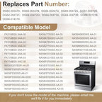 DG64-00473A Upgraded Gas Stove Knobs Compatible with Samsung Range Stove Knobs Replacements Nx58f5700ws Nx58h5600ss Nx58h5650ws Nx58j7750ss (1pcs) - Image 2