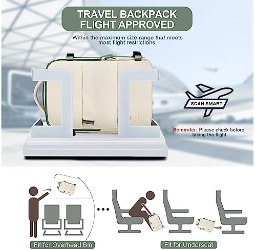 coofay Large Travel Backpack For Women Men Airline Approved Carry On Backpack Flight Approved Waterproof Sports Luggage Backpack Casual Daypack Hiking Backpack - Image 3