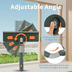 Professional Window Squeegee 68" Window Cleaner with Bendable Head - Image 4