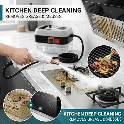 Foandbevi 1200W Handheld Steam Cleaner for Home, Car Detailing etc. - Image 3