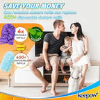 KEEPOW 12 Pack Refills Compatible with Swiffer Ext Handle, 360 Heavy Duty - Image 7