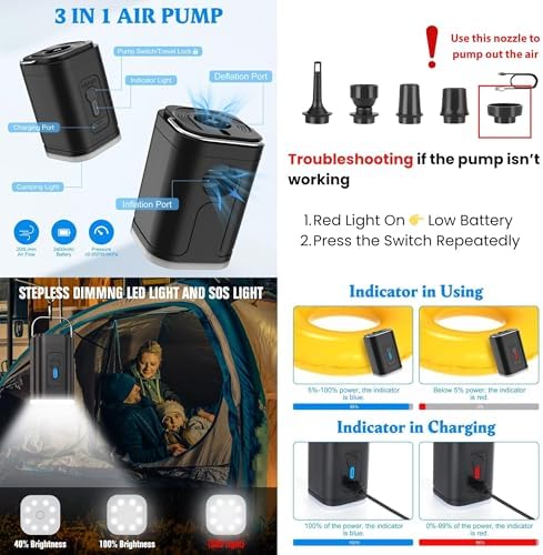 60L Vacuum Backpack Travel, TSA Lock, Charging Port, Waterproof - Image 4