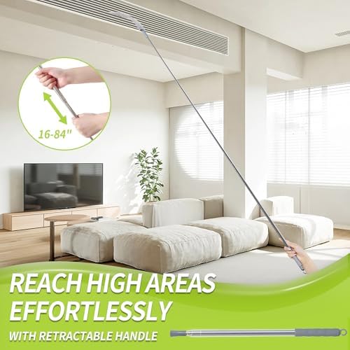 IVYROLL Skinny Duster with Extension Pole for Under Furniture - Image 4