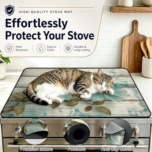 Stove Top Cover,28.5"L x 20.21"W,Heat Resistant Cooktop Protector Mat - Image 5