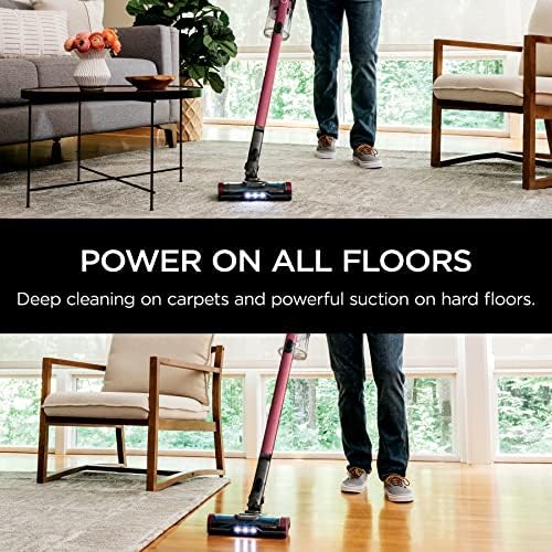 Shark Cordless Vacuum Cleaner, Red, IZ362H - Image 2