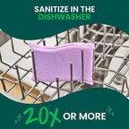 Scotch-Brite Dobie Stay Clean Scrubbers, Non-Scratch Dual-Sided Dish Sponges with Absorbent Cloth Side, Odor Resistant Scrubbing Pads for Dishes and Household Cleaning, 8-Pack - Image 5